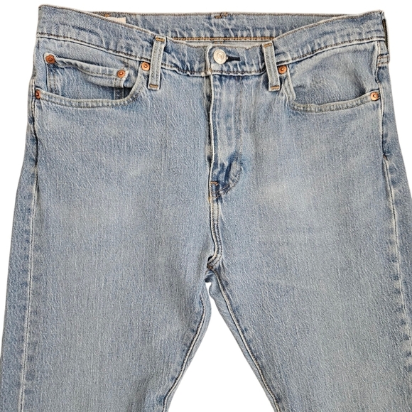 Levis Premium Denim Skinny Straight Leg Jeans Tag Size 34x30 (Actual 32x27.5) - Picture 3 of 13